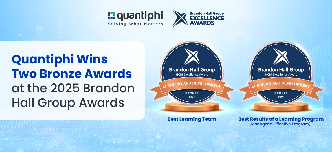 Quantiphi Wins Two Bronze Awards at the 2025 Brandon Hall Group