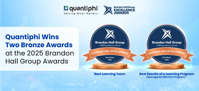 Quantiphi Wins Two Bronze Awards at the 2025 Brandon Hall Group