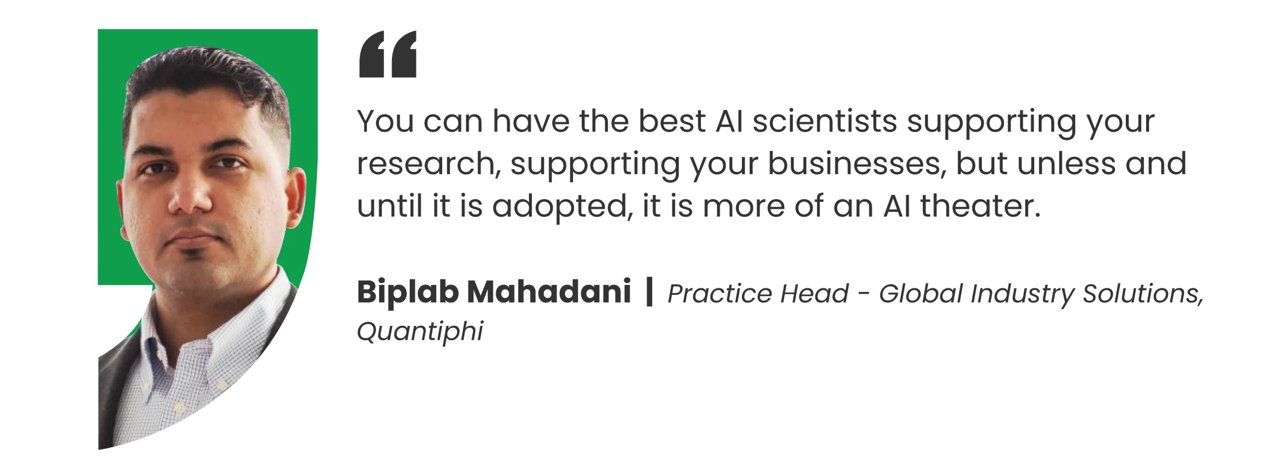 Agent factory quote Biplab Mahadani